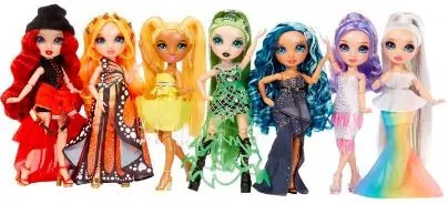 Rainbow High Fantastic Fashion Doll. Ruby-RED - tantis.pl