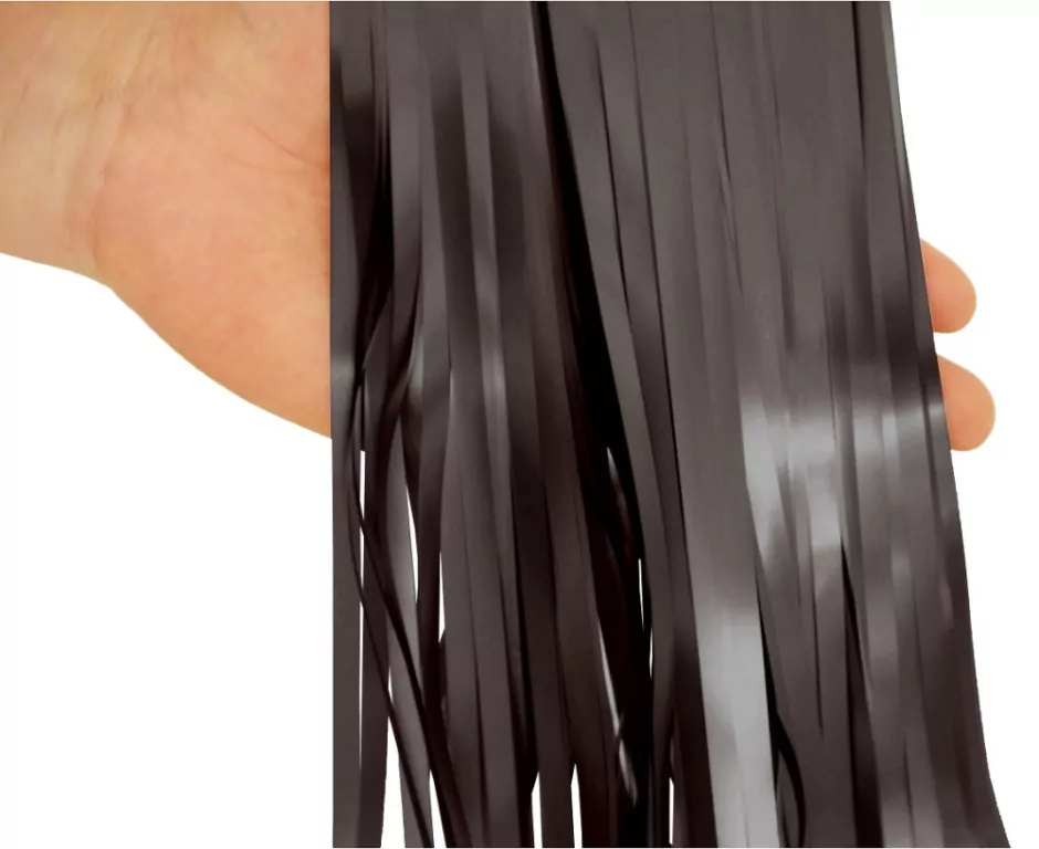 Kurtyna B&C matowa czarna 100x200cm - tantis.pl