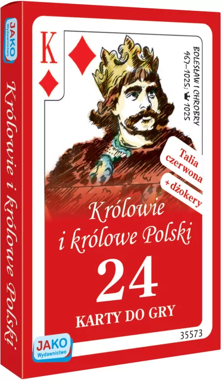 Królowie i królowe Polski. 24 karty do gry - tantis.pl