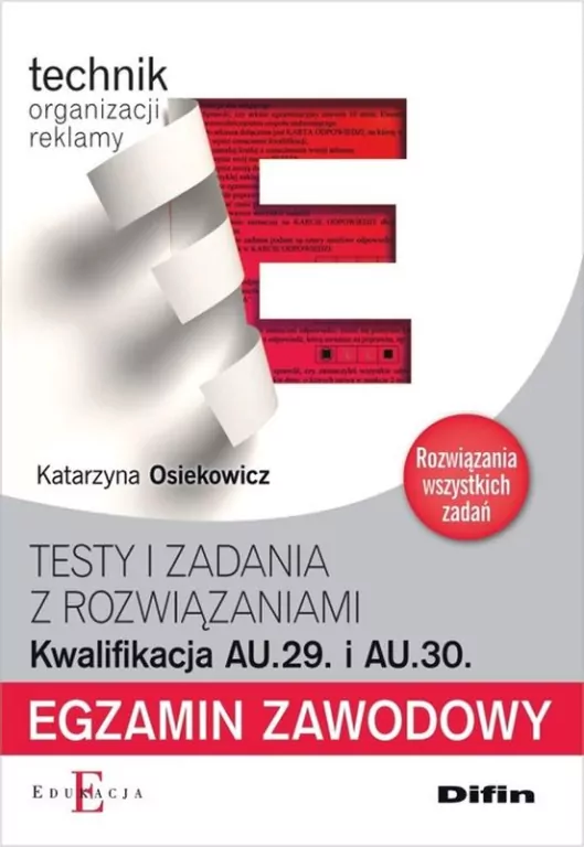 Egzamin zawodowy. Kwalifikacja AU.29. i AU.30. - tantis.pl