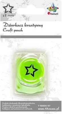 Dziurkacz z motywem 18mm gwiazda