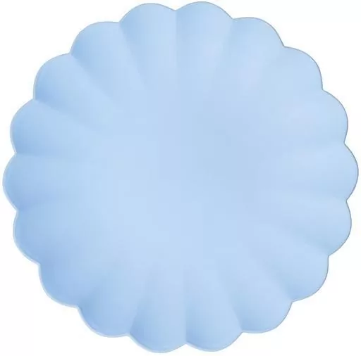 Talerzyki plastikowe błękitne 22 x 22cm - tantis.pl