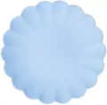 Talerzyki plastikowe błękitne 22 x 22cm - tantis.pl