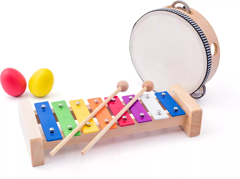 Zestaw muzyczny z trójkątem. Woody - tantis.pl