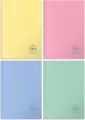 Zeszyt Pastel Colors. A4/60K kratka. Eco PP. 5 sztuk - tantis.pl