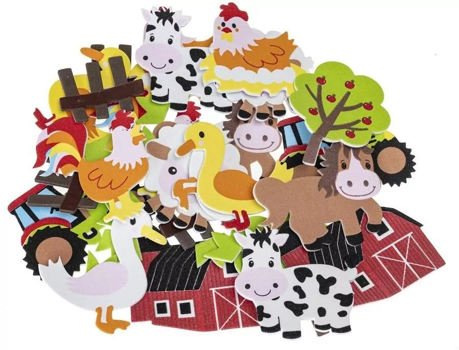 Naklejki z pianki. Wieś - tantis.pl