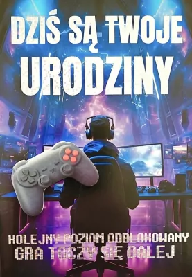 Karnet Urodziny gracz