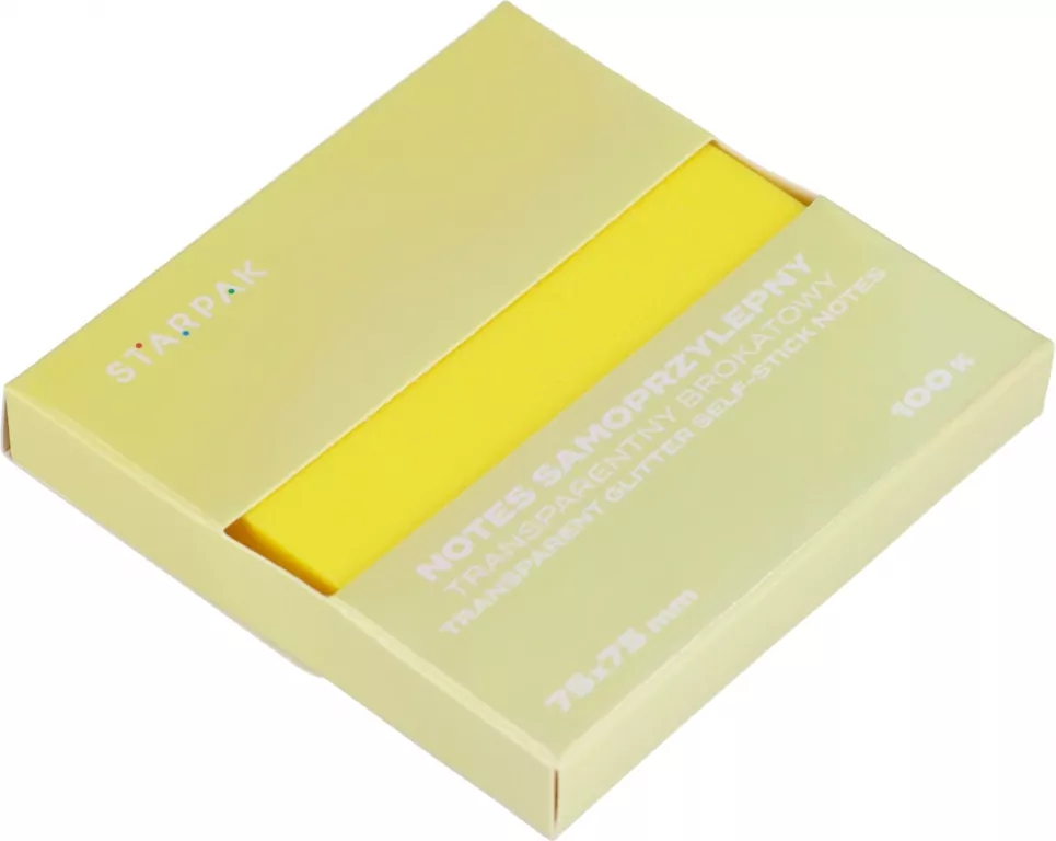 NOTES SPRZYL 75X75/100K TRANSP BROKZOL STK12/360 - tantis.pl