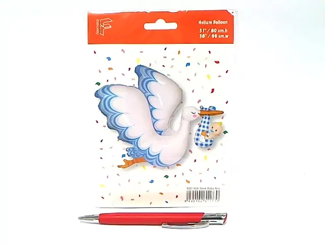 Balon foliowy Bocian Baby Boy, FX 61cm - tantis.pl