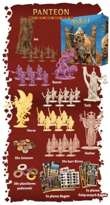 Ankh: Bogowie Egiptu Panteon - tantis.pl