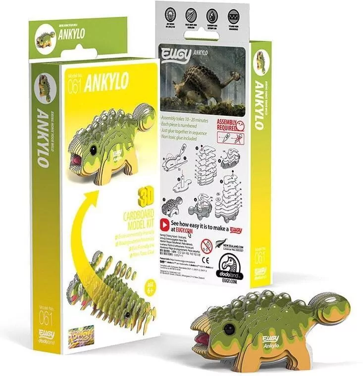 Dinozaur Ankylo Eugy. Eko Układanka 3D - tantis.pl