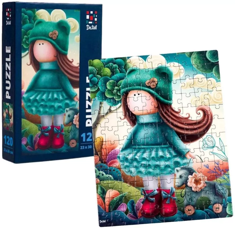 Puzzle 120. Lalka z koniem - tantis.pl
