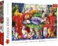 Trefl. Puzzle 1500 Kociaki na sofie - tantis.pl