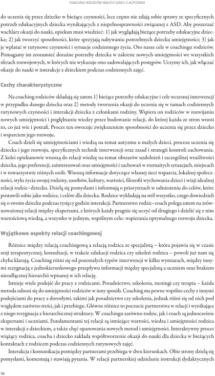 Coaching rodziców małych dzieci z autyzmem - tantis.pl