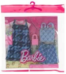 Mattel. Barbie ubranka + akcesoria 2-pak HRH45