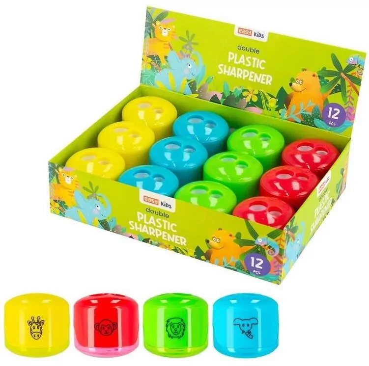 Temperówka plastikowa podwójna mix  EASY - tantis.pl