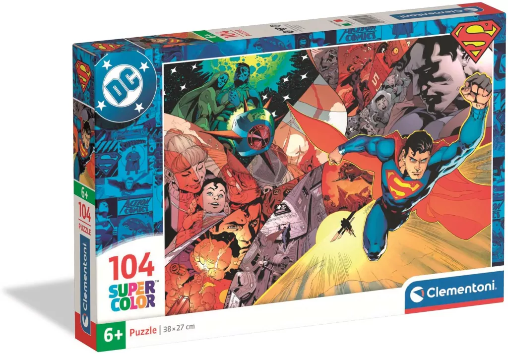 Puzzle 104 Super kolor Superman - tantis.pl