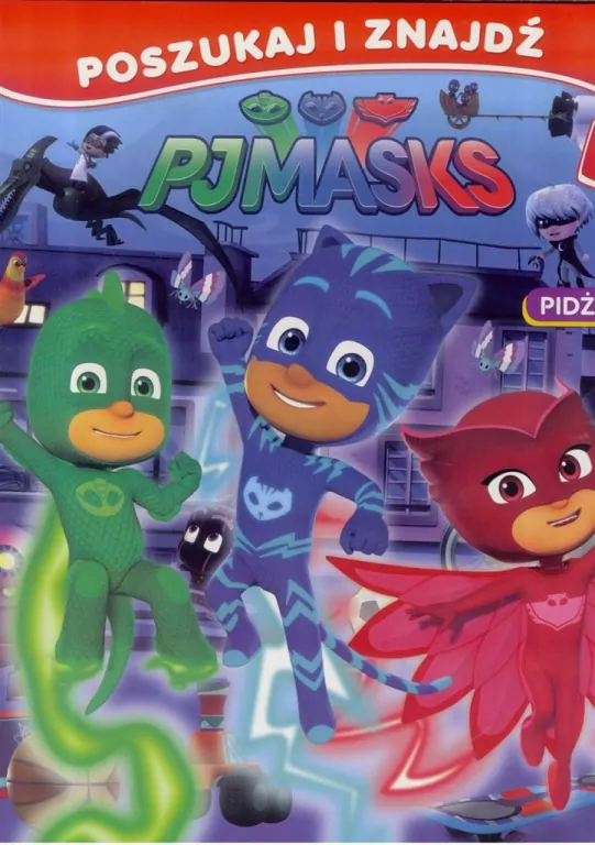 Poszukaj i znajdź. Pidżamersi. PJ Masks - tantis.pl