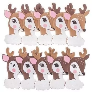 Naklejki 3D z piankami bambi 10szt - tantis.pl