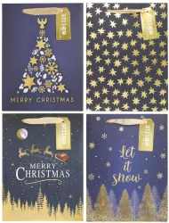 Torba prezentowa Święta 18x23x10cm mix STRIGO