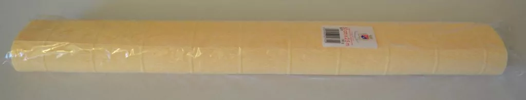 Bibuła marszczona, Krepina 50x250cm, Żółta - tantis.pl