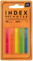 Zakładki indeksujące paski 5x45mm Pet neon - tantis.pl