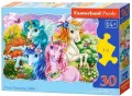 Puzzle 30 Cute Unicorns Selfie CASTOR - tantis.pl