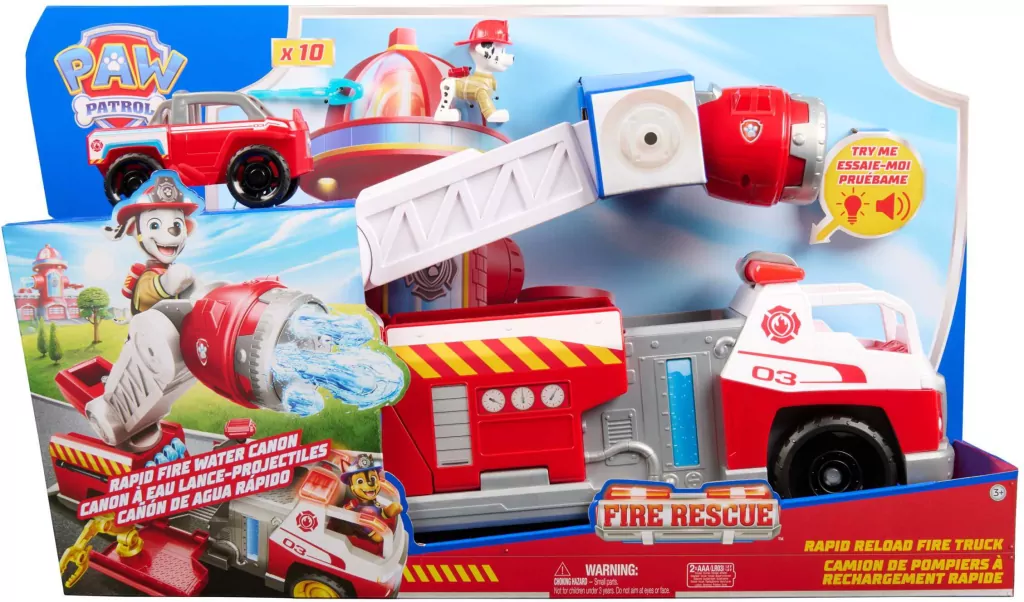 Psi Patrol: Fire Rescue - Wóz strażacki deluxe - tantis.pl