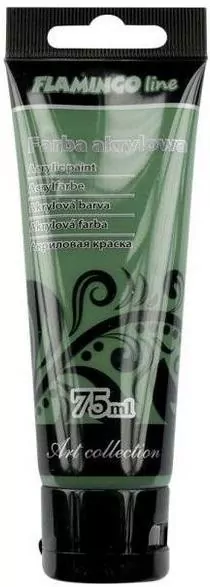 Farba akrylowa 75ml. Ciemnozielona 049 - tantis.pl