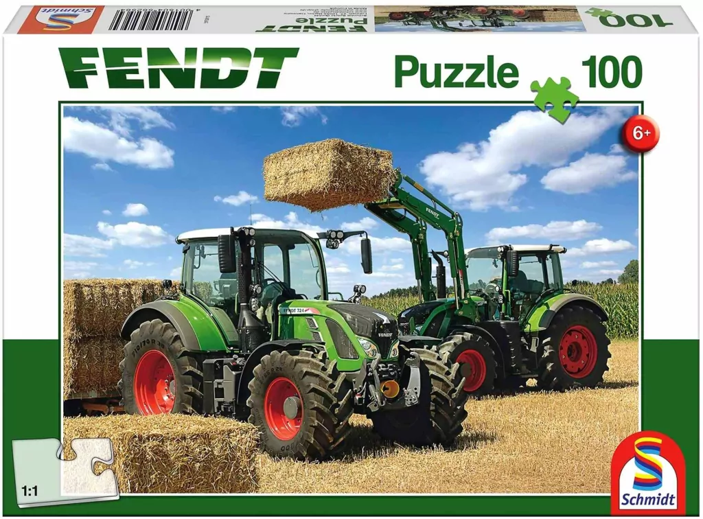 Puzzle 100. Fendt. Traktory: 724 Vario 716 Vario - tantis.pl