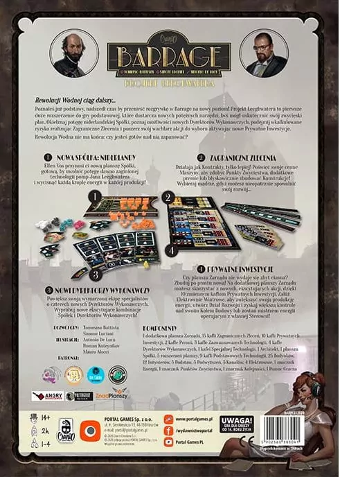 Barrage. Rozszerzenie dla 5 gracza - tantis.pl