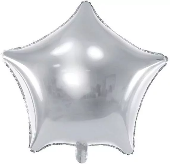 Balon foliowy Gwiazdka srebrna - tantis.pl