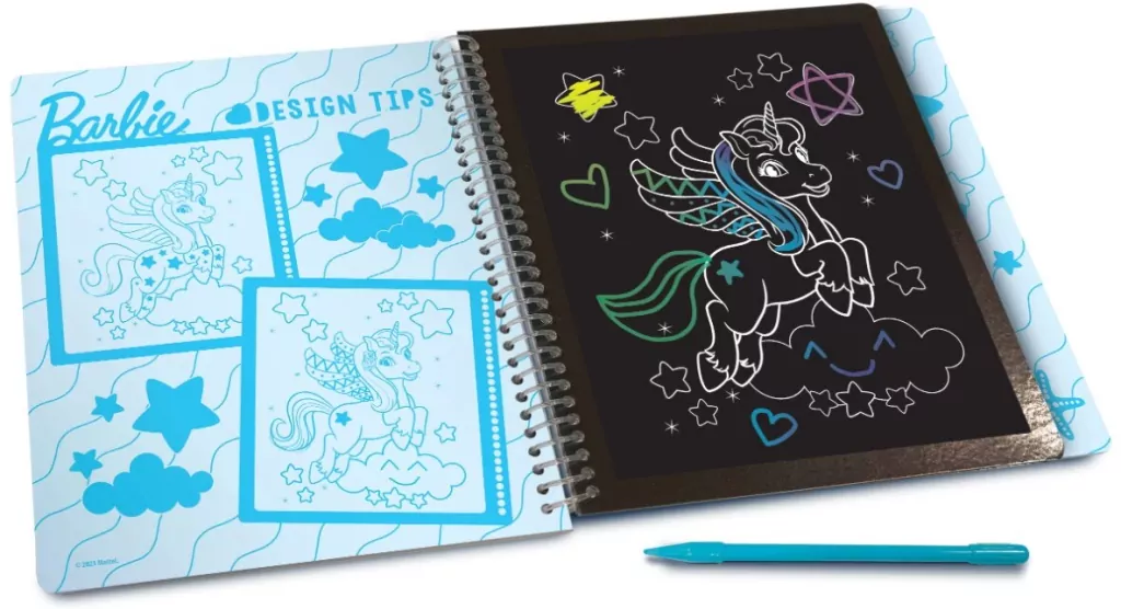 Barbie Sketch Book Mer-mazing Scratch Reveal - tantis.pl
