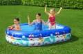 Basen dmuchany familijny z daszkiem Morski Kapitan 2.13m x 1.55m x 1.32m - tantis.pl