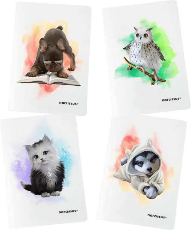 Zeszyt A4 32k. linia cienka kolorowa PP JOY 1szt.mix - tantis.pl