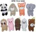 Brelok zwierzęta 12cm MIX - tantis.pl
