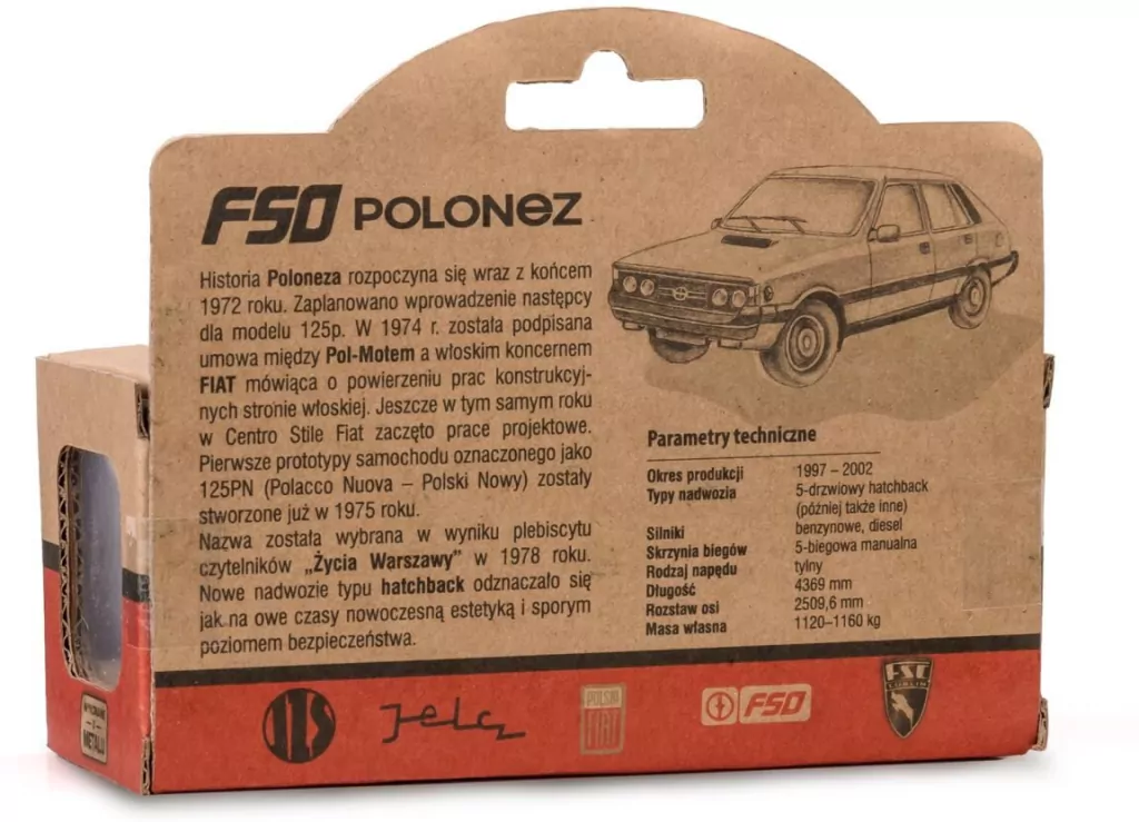 Kolekcja PRL-u. Polonez biały - tantis.pl