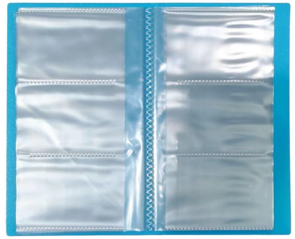 Wizytownik PP na 96 wizytówek niebieski - tantis.pl