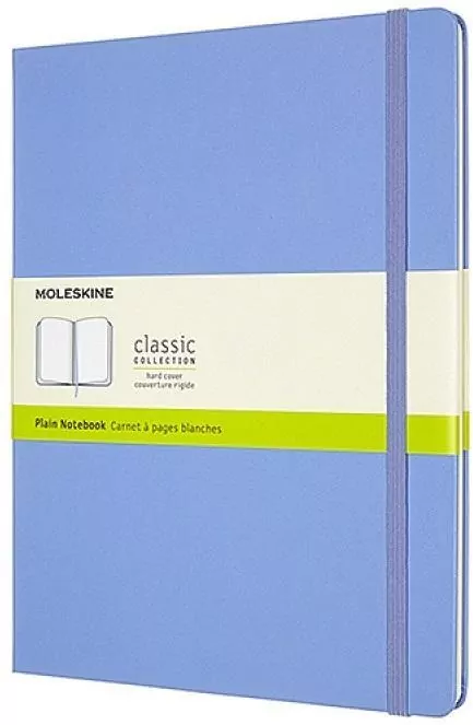 Notes Classic XL 19x25cm gładki, niebieski - tantis.pl