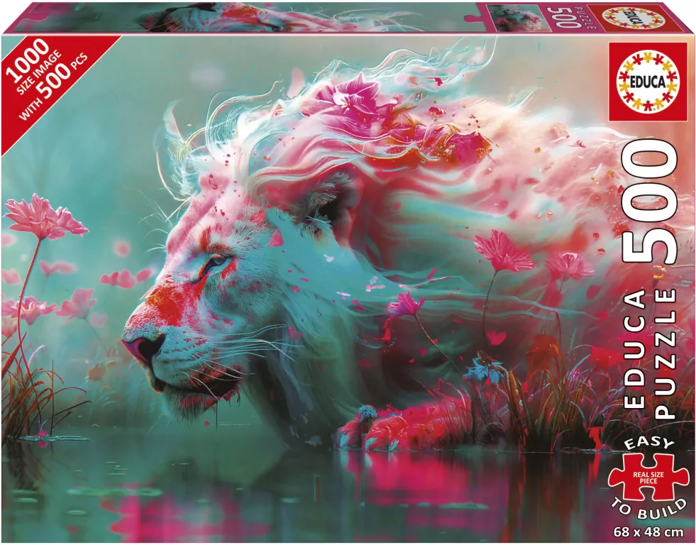 Puzzle 500 Król zwierząt - tantis.pl