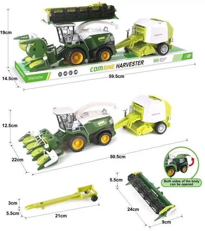 Zestaw kombajnów z belarką do słomy - tantis.pl