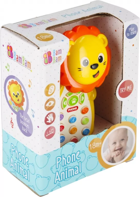 Telefonik lew muzyczny BAM BAM - tantis.pl