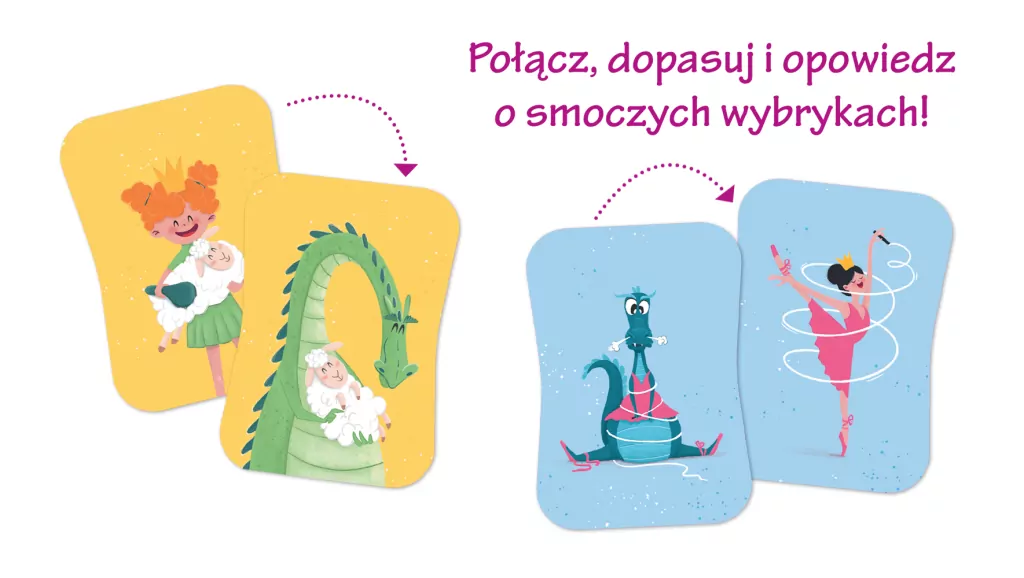 Królewny i smoki. Gra memo. Kapitan Nauka - tantis.pl