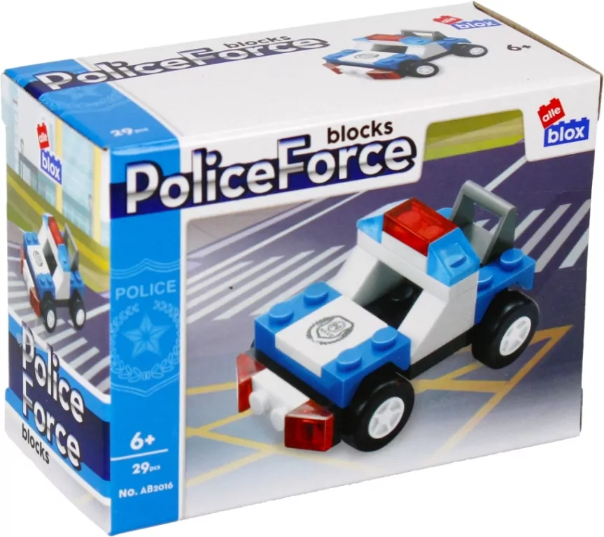Klocki konstrukcyjne Policja ALLEBOX - tantis.pl