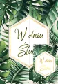 Karnet A5 Ślub. Monstera - tantis.pl