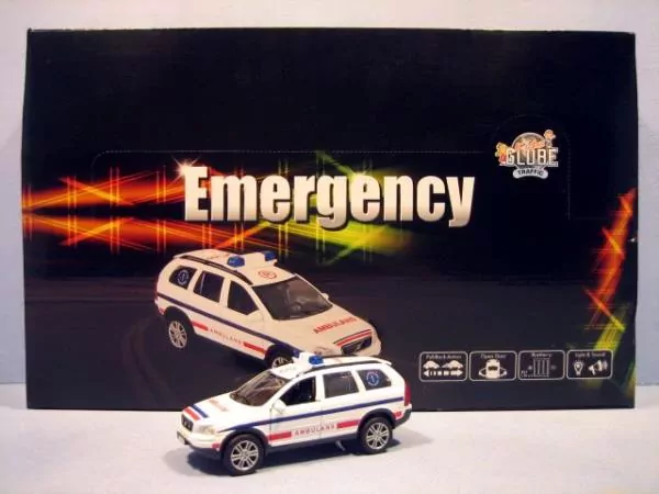 Pogotowie Volvo z dźwiękiem, 14cm - tantis.pl