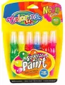 Farby Colorino Kids w tubach z pędzelkiem. Neonowe 6 kolorów - tantis.pl