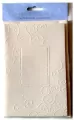 Karty tłoczone + koperty ornament creme 03 5szt - tantis.pl