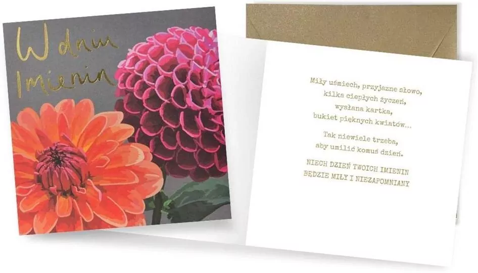 Karnet W dniu imienin - tantis.pl