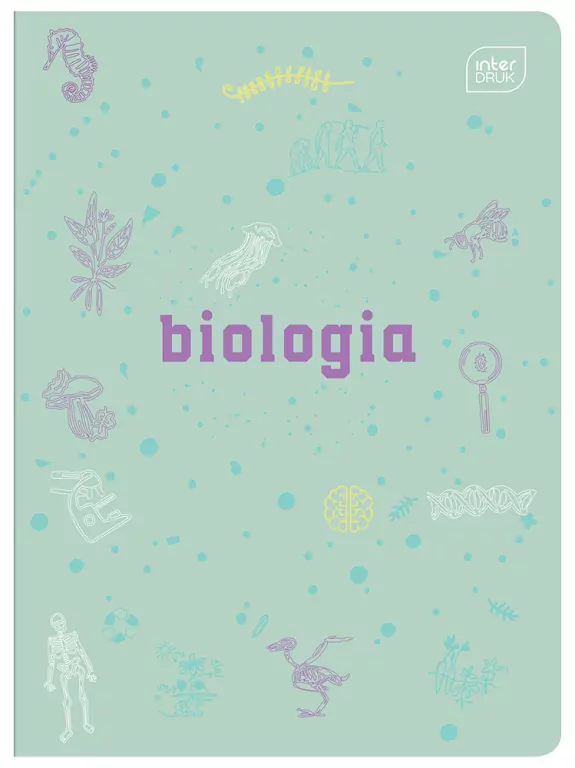 Zeszyt A5/60K kratka Hybrid Biologia - tantis.pl